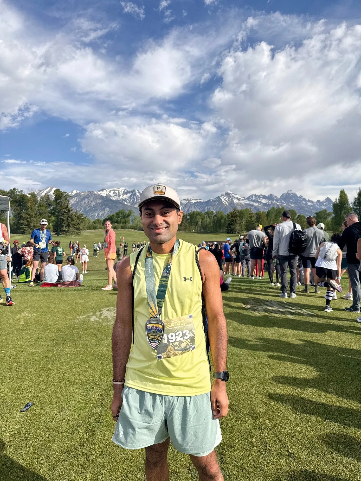 Finish medal